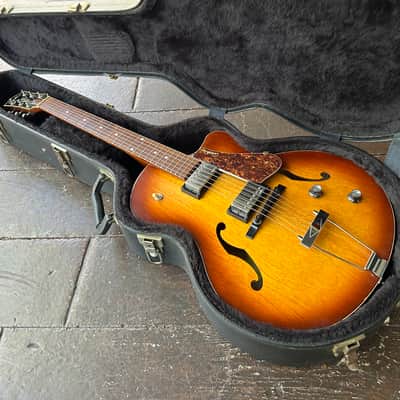 Godin 5th Avenue CW Kingpin II HB 2010s - Cognac Burst image 13