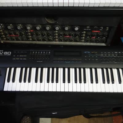 Roland JV-80 61-Key Multi-Timbral Synthesizer 1992 - 1994 - Black image 2