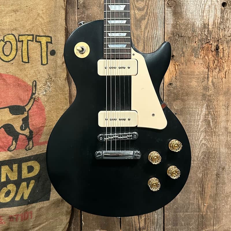 Gibson Les Paul '60s Tribute HP 2016 - Satin Ebony image 1