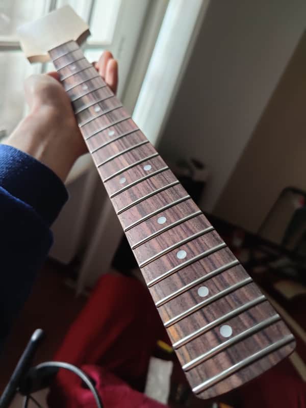 Strat style paddle headstock guitar neck image 1