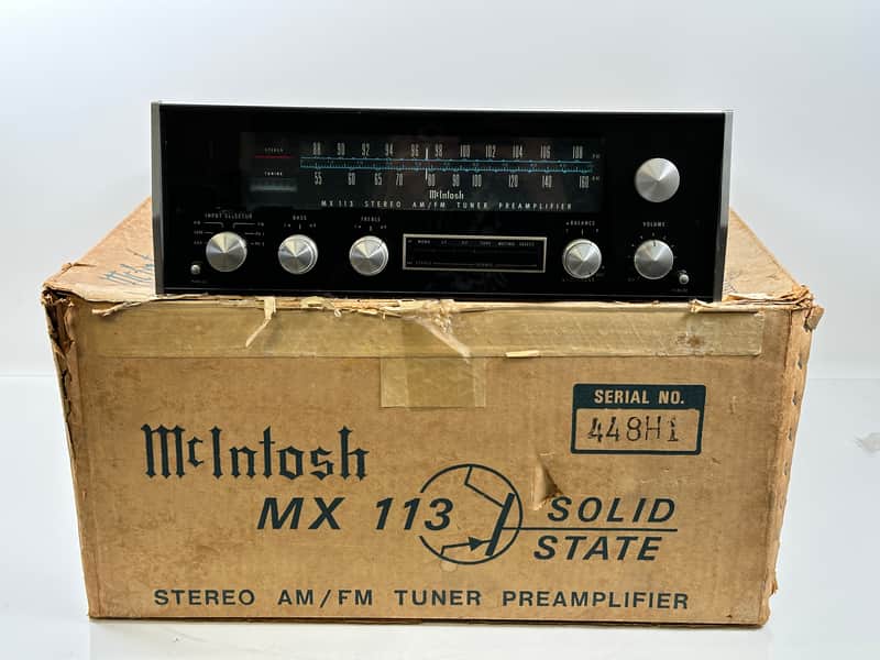 Mcintosh MX 113 Stereo Tuner Preamplifier AM/FM