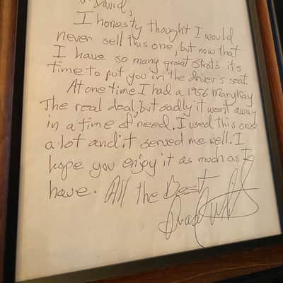 Fender Stratocaster Mary Kaye Owned by Brad Whitford of Aerosmith for 25+ Years image 3