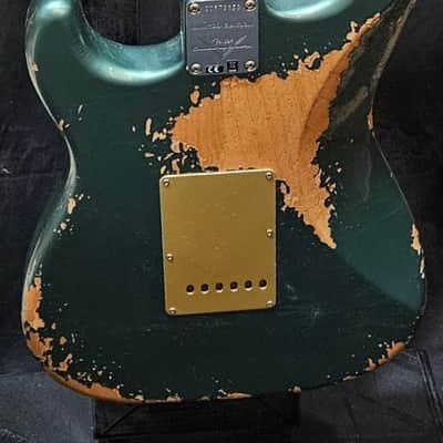 Fender Custom Shop Limited Edition 1959 / 59 Strat Heavy Relic Aged Sherwood Green Metallic 2023 image 4