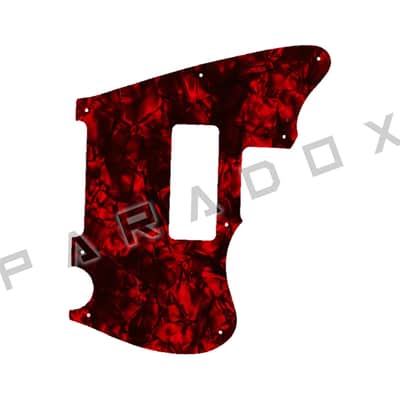 Custom Pickguard For 2020 - Present Made in Japan Fender Korina Offset Telecaster  - Dark Red Pearl/Black/White/Black .090"