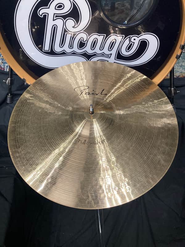 Tris Imboden's, Chicago, Paiste - 18" Signature Series Full Crash Cymbal 1446g, 1998 image 1