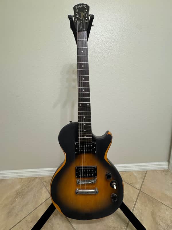 Relic'd Epiphone Les Paul Special II - Vintage Sunburst image 1