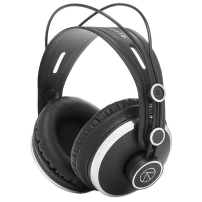 MOTU M2 Desktop 2x2 USB-C Audio Interface Bundle with 2 Pack H&A AC50 Cardioid Dynamic Microphone, 2x Professional Monitor Headphones, 2x Broadcast Arm, 2x XLR M to XLR F Mic Cable 15-Foot image 5