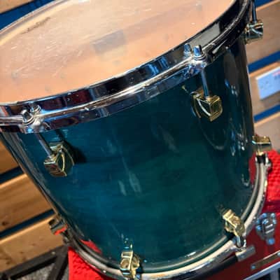 Yamaha Maple Custom Drum Set in Emerald Green image 22
