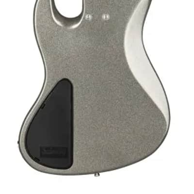 Sadowsky MetroExpress 21-Fret Hybrid P/J Bass, Morado Fingerboard, 4-String - Solid Silver Metallic High Polish image 3