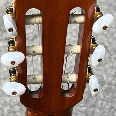 Jose Romero Estudio Flamenco Blanca Nylon String Guitar W/HSC Natural image 9