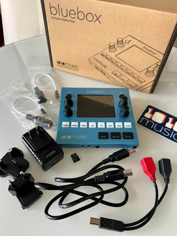 1010music Bluebox Compact 12-Channel Digital Mixer / Recorder w/ Original Box & Accessories image 1