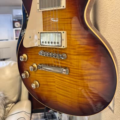 2005 Gibson Custom Shop Les Paul Standard 1960 R0 Gloss Faded Tobacco Burst '60 Left Handed Lefty VOS image 2