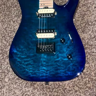 Jackson Pro Series DK2MQHT Dinky 2013 - 2014 - Chlorine Burst Electric guitar made in Mexico Seymour Duncans image 7