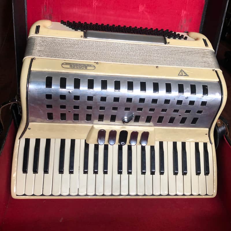 Castelfidardo Borsini 120 Bass Vintage Accordion Made in Italy