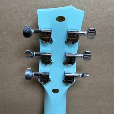 Enya Nova Go Carbon Fiber Acoustic Guitar w/ Gig Bag – Blue – Good Condition image 9