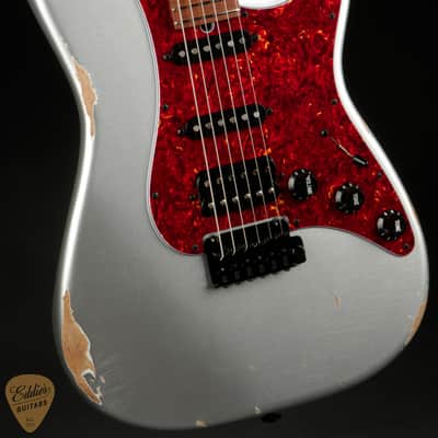 2023 - Suhr Eddie's Guitars Exclusive Classic S Antique Roasted - Firemist Silver image 6