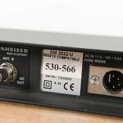 Sennheiser EM 3532-U Mikroport Receiver w/ SK5212-II Packs 530-566MHz CG012B4 image 10