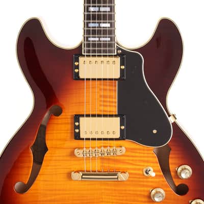 Yamaha SA2200 Semi-Hollow Violin Sunburst image 4