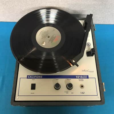 Califone 1010AV Portable 4-Speed Record Player/Phonograph - Tested & Working image 6