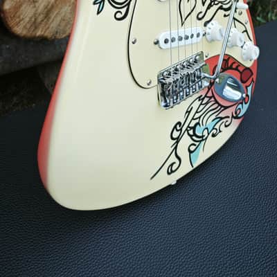 Fender Jimi Hendrix Artist Series Signature Monterey Stratocaster 2017 - 2018 - Monterey Graphic image 7