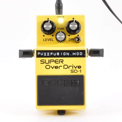 Boss SD-1 Modified FuzzFusion SuperOverdrive Clipping 1N34A&LED3mm Used From Japan #OP64373 image 5