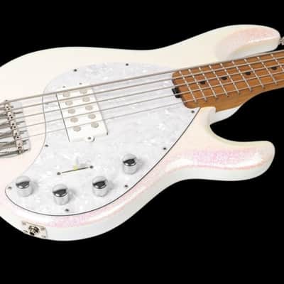 Ernie Ball Music Man StingRay 5 H Special, Dazzler / Roasted Maple image 4