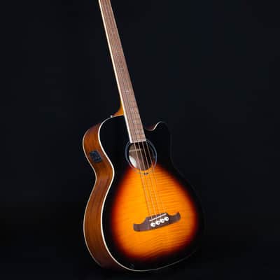 Fender FA-450CE Acoustic Bass, Laurel FB, 3-Color Sunburst image 8