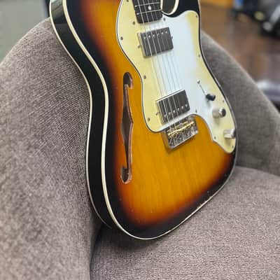 Berly T-Custom Thinline 2025 - 3-Tone Sunburst. NEW, (Authorized Dealer) image 3