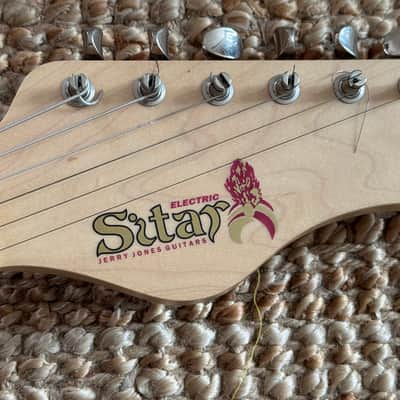 Jerry Jones Electric Sitar 1990s - Red Crackle image 9