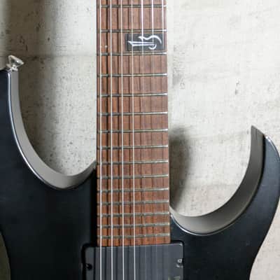Ibanez RG7CSD1 J Custom 7 String LACS (L.A. Custom Shop) Designed 2000 Black Flat image 5