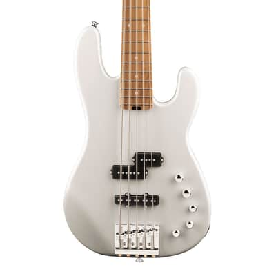 Used Charvel Pro-Mod San Dimas Bass PJ V - Platinum Pearl image 1