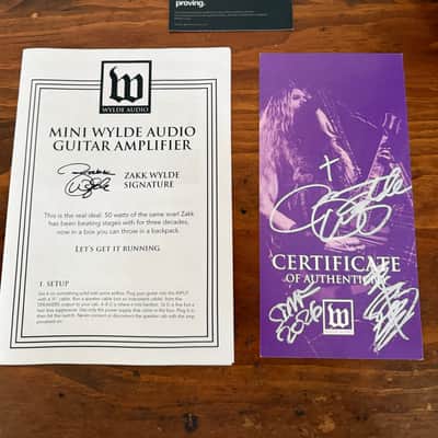 Wylde Audio Mini Wylde Audio 50w Guitar Amplifier #38/300 - Zakk Sabbath Purple image 3
