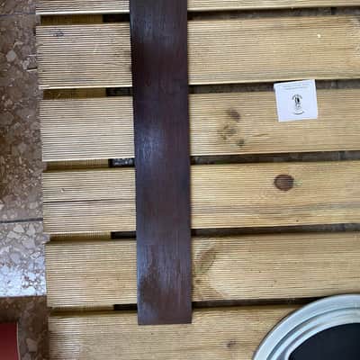 General Vintage Tone  Dalbergia Spruceana Brazilian rosewood 70 years old guitar fingerboard number 20 1950 Wood image 1