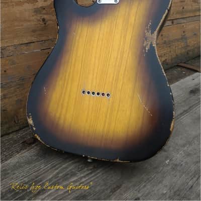 Relic Age Custom Guitars T-style Sunburst Relic image 4