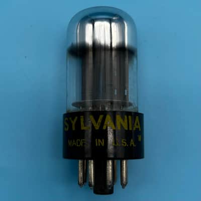 1950s Sylvania 6SN7GTB Vintage Chrome Top Preamp Tube! T297 image 1