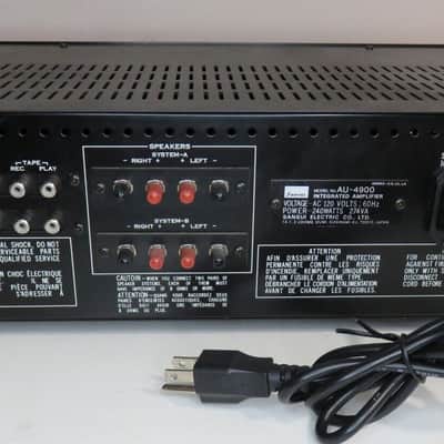 SANSUI AU-4900 INTEGRATED AMPLIFIER WORKS PERFECT SERVICED FULLY RECAPPED image 9