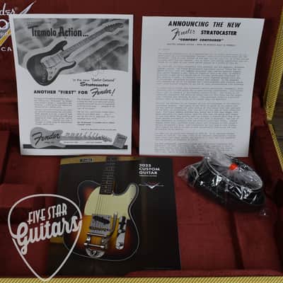 Mint Fender Custom Shop LTD 70th Anniversary '54 Stratocaster NOS - Dakota Red with Hard Shell Case image 17