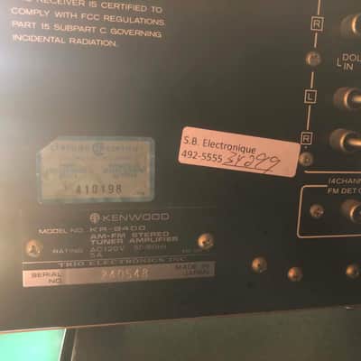 KENWOOD KR-9400 – Restored Vintage Receiver – 120 WPC – Exceptional Condition image 11