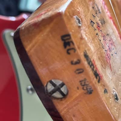 1994-1995 Fender Custom Shop 1962 ‘62 1960s Stratocaster - Fiesta Red image 15