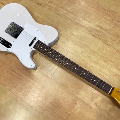 Fender Jimmy Page Mirror Telecaster 2023 Electric Guitar White Blonde image 8