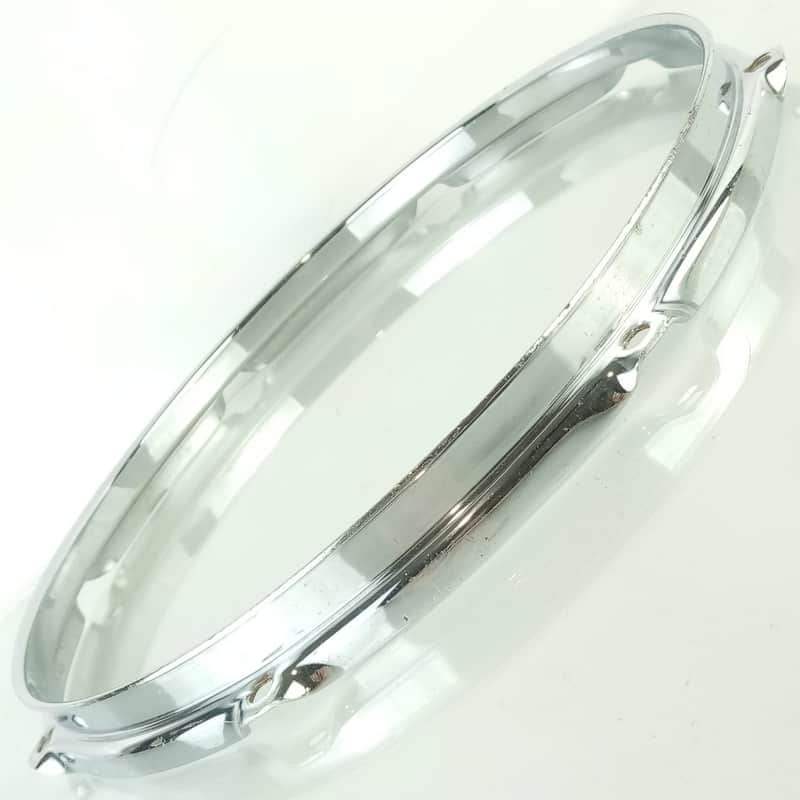 Ludwig 13"8Lug Snare/Tom Drum 2.3mm Batter Rim/Hoop Chrome Triple Flange Vintage image 1