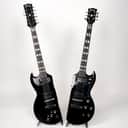 1975 Black Ibanez 2402 "Spot" Model "Experimental" Model  Splittable Double Neck 3 Made w/OHSC