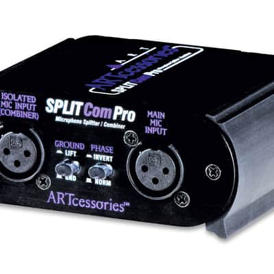 Art SPLITCOMPRO Two-way Mic Splitter/Combiner Isolated XLR mic Inp 7 Out image 1