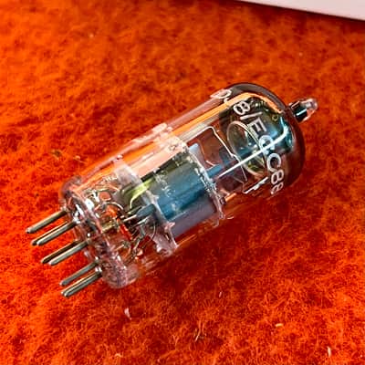 Mullard ECC88 6DJ8 Audio preamplifier valve c 1960 original vintage UK England phono valve image 2