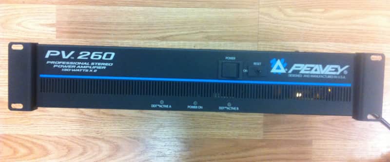Peavey PV-260 Stereo Power Amplifier ( 130 watts x 2 ) | Reverb