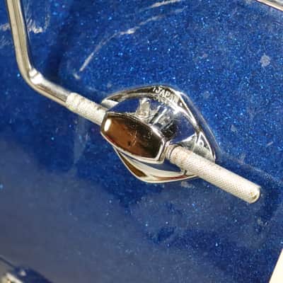 Stetson Japanese 3pc Drum Kit Set Blue Sparkle Vintage 1960's 20/14/12" image 4