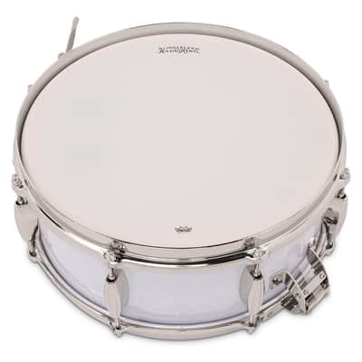 Slingerland Radio King Solid Maple Snare Drum 14x5.5 White Marine Pearl image 5