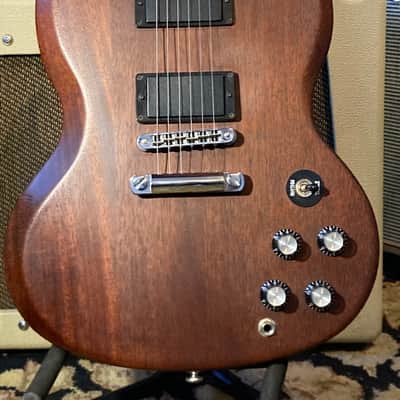 Gibson SGJ w/ RARE Pickups and Tuners ONE Year Only 2013 - Chocolate Satin image 2