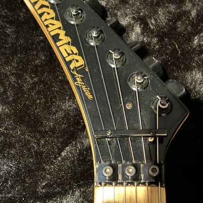 Rare LEFT HANDED 1987 Kramer Baretta American black OHC image 5