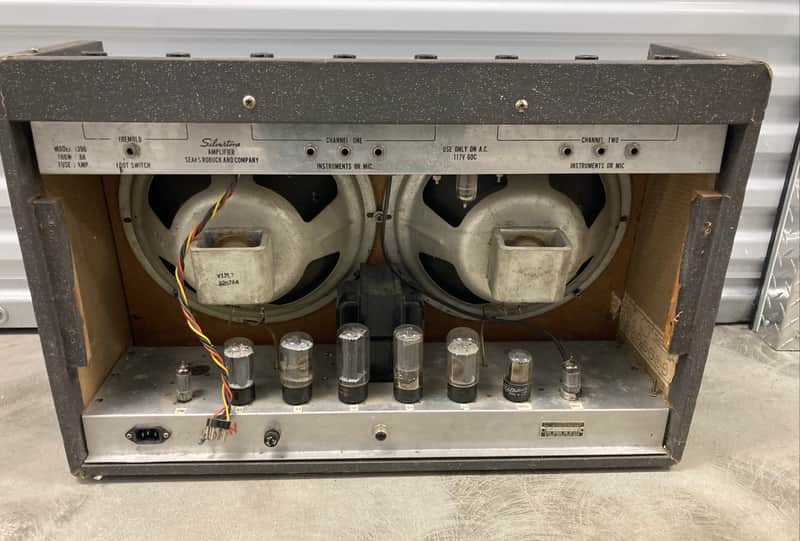 1950s Silvertone 1396 Amplifier Project image 1